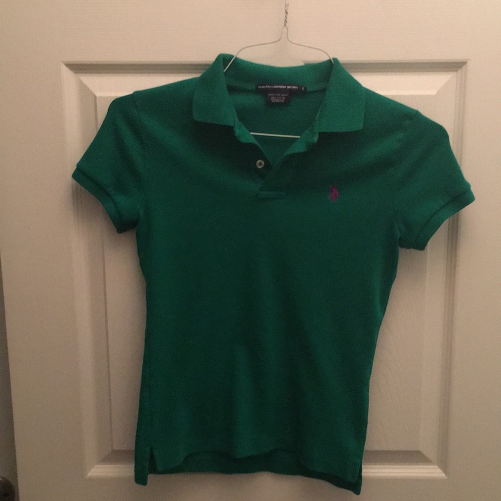 Green short sleeved Polo shirt
